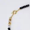 Brooke Black and Brown Gemstone Necklace sold by Buddy Love