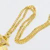 Crystal Heart Cross Charms Necklace sold by Buddy Love