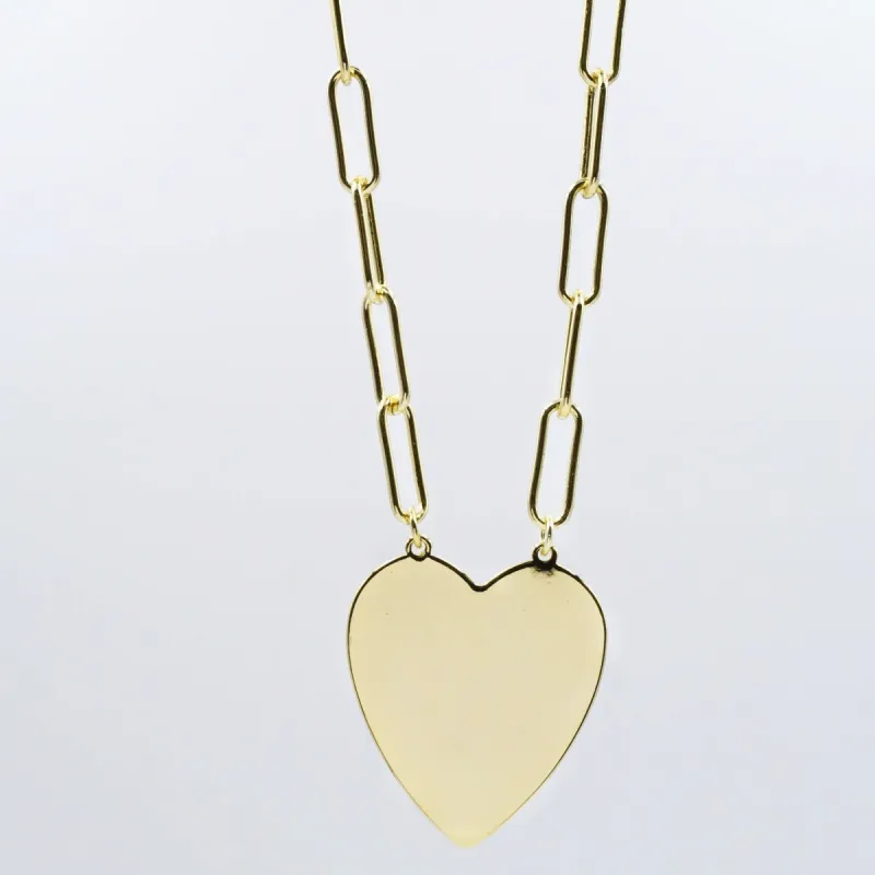 Big Heart Girl Necklace sold by Buddy Love