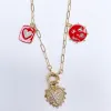 Ava Red Necklace Necklace sold by Buddy Love