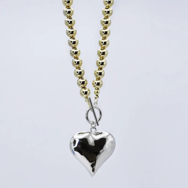 Mega Love Gold/Silver Necklace made by Buddy Love