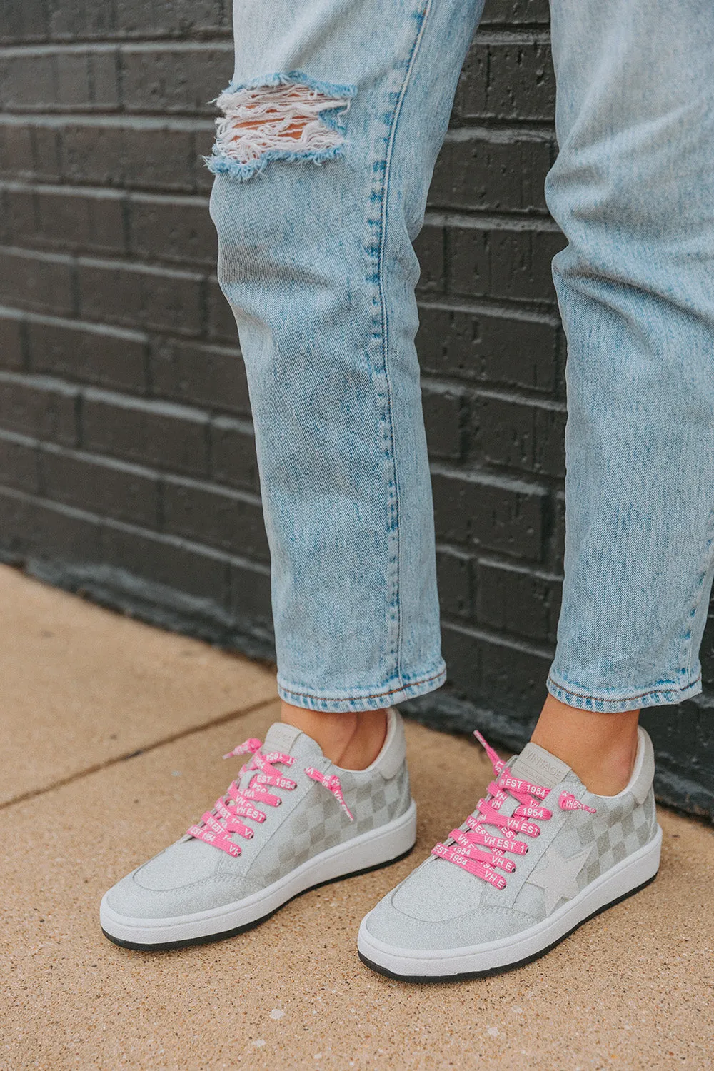 Harlow Sneakers - Silver sold by Buddy Love