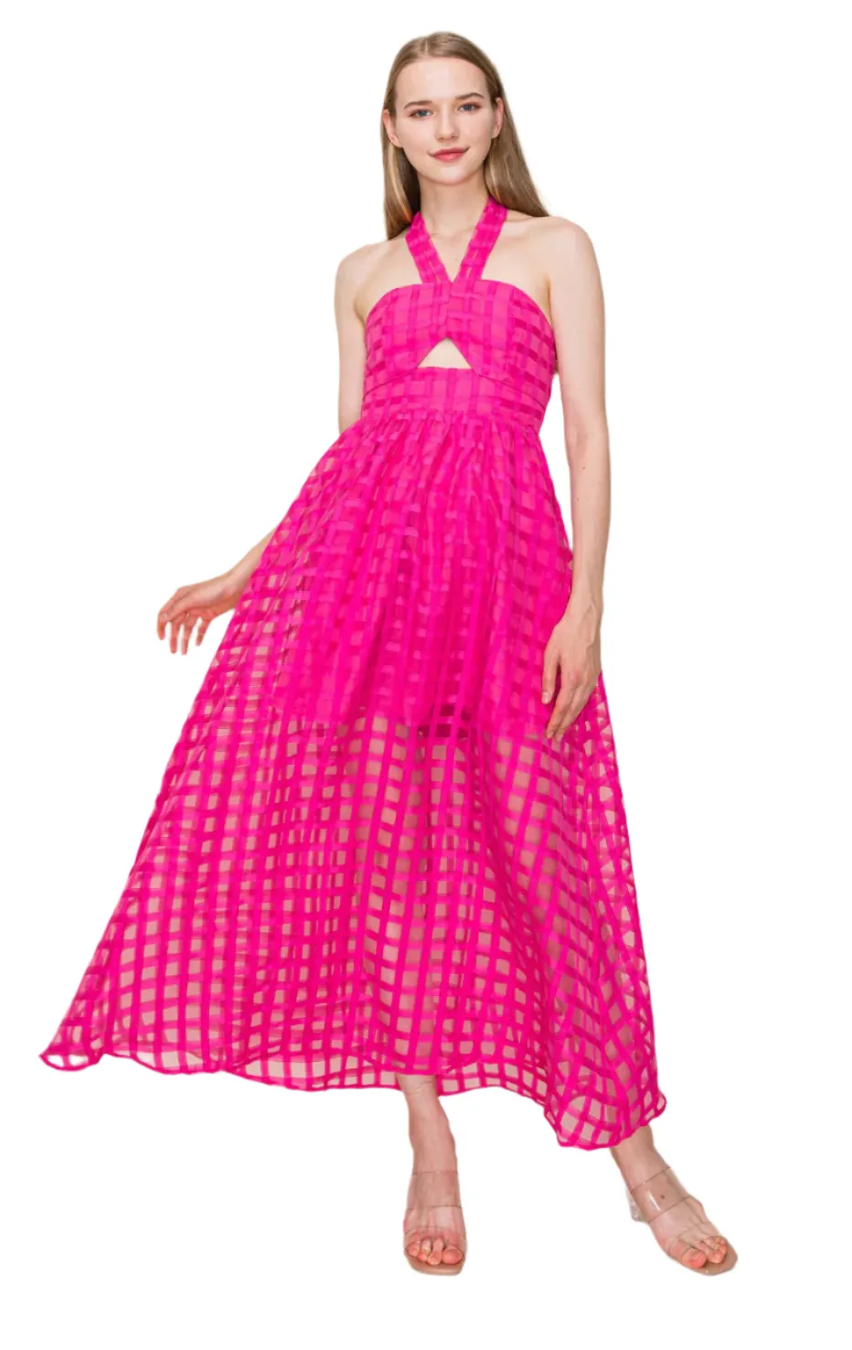 Margot Halter Organza Midi Dress sold by Buddy Love