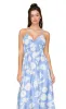 Krissy Smocked Halter Midi Dress sold by Buddy Love