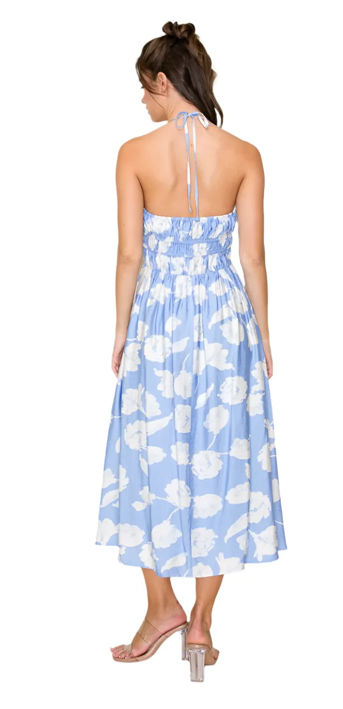 Krissy Smocked Halter Midi Dress sold by Buddy Love product image thumbnail 2