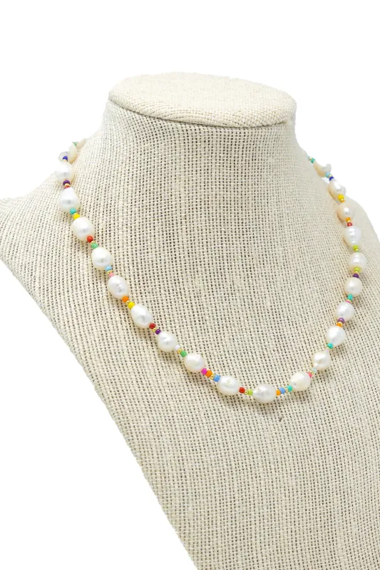 Pearl Beaded Rainbow Chain sold by Buddy Love