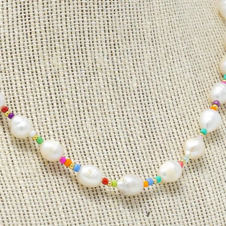 Pearl Beaded Rainbow Chain sold by Buddy Love product image thumbnail 2