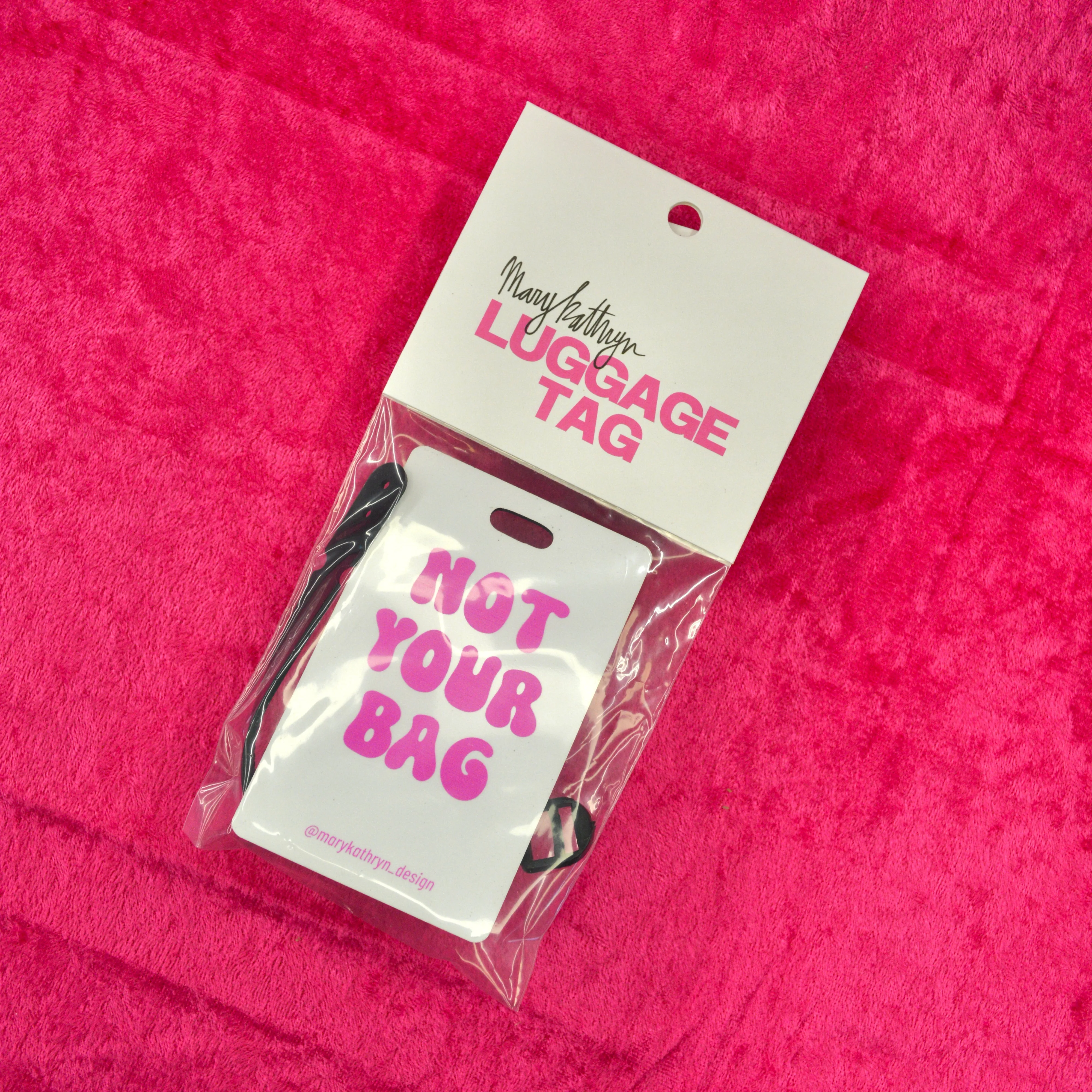 Not Your Bag Luggage Tag sold by Buddy Love product image thumbnail 2