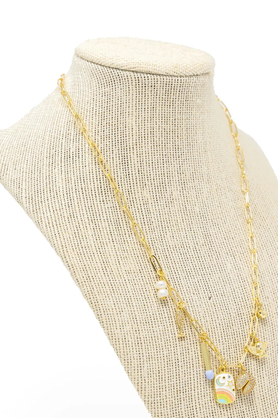 Champagne Problems Charming Necklace sold by Buddy Love product image thumbnail 3