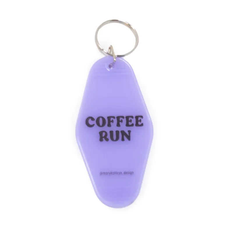 Coffee Run Keychain sold by Buddy Love