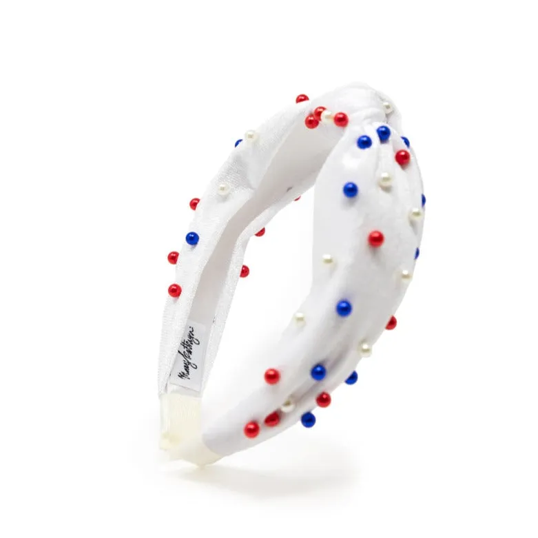 Courtesy of the Red, White, & Blue Headband sold by Buddy Love