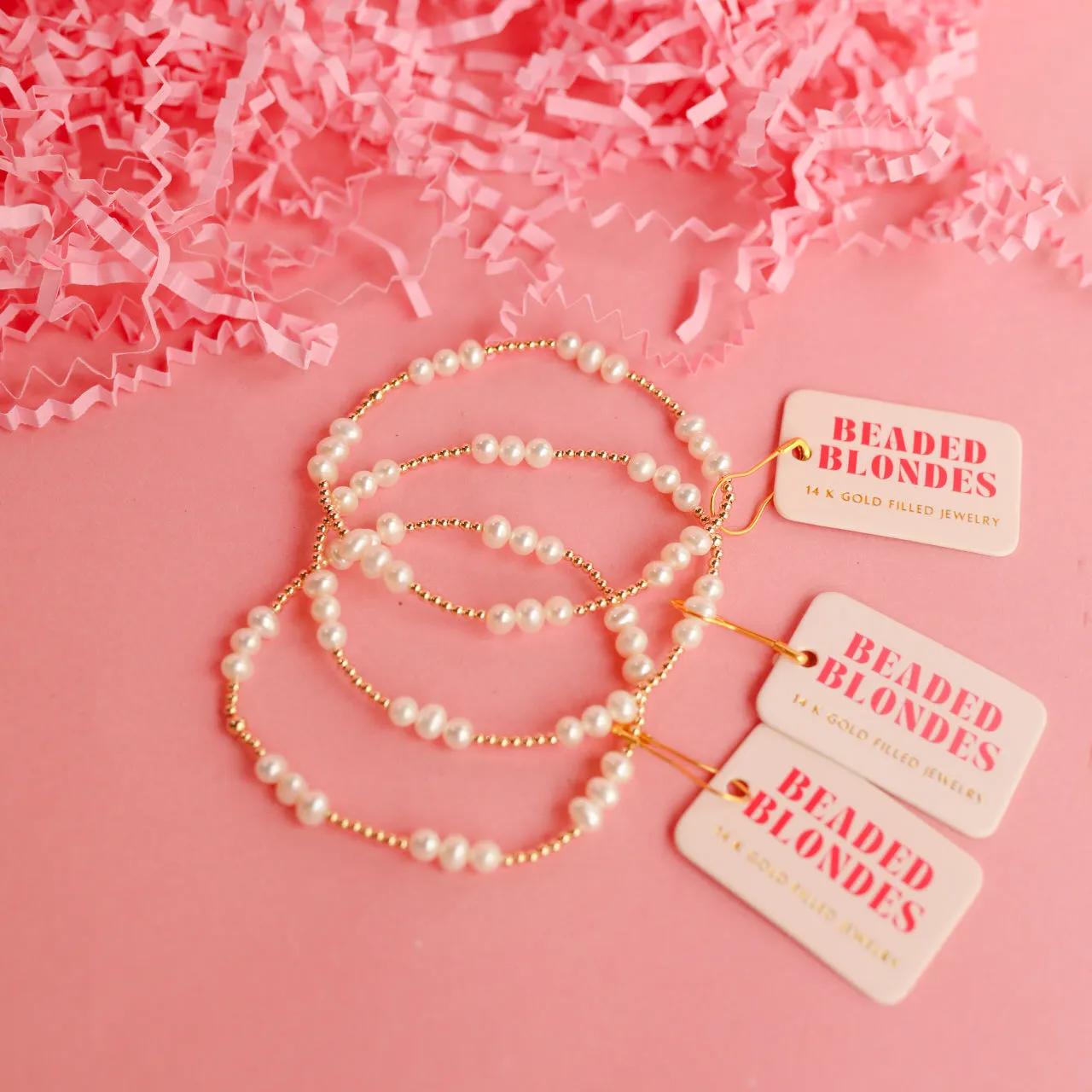 ILY Coastal Pearl Bracelet in Gold sold by Buddy Love product image thumbnail 5