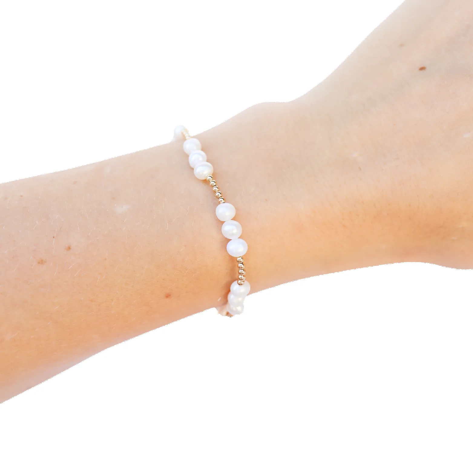 ILY Coastal Pearl Bracelet in Gold sold by Buddy Love product image thumbnail 2