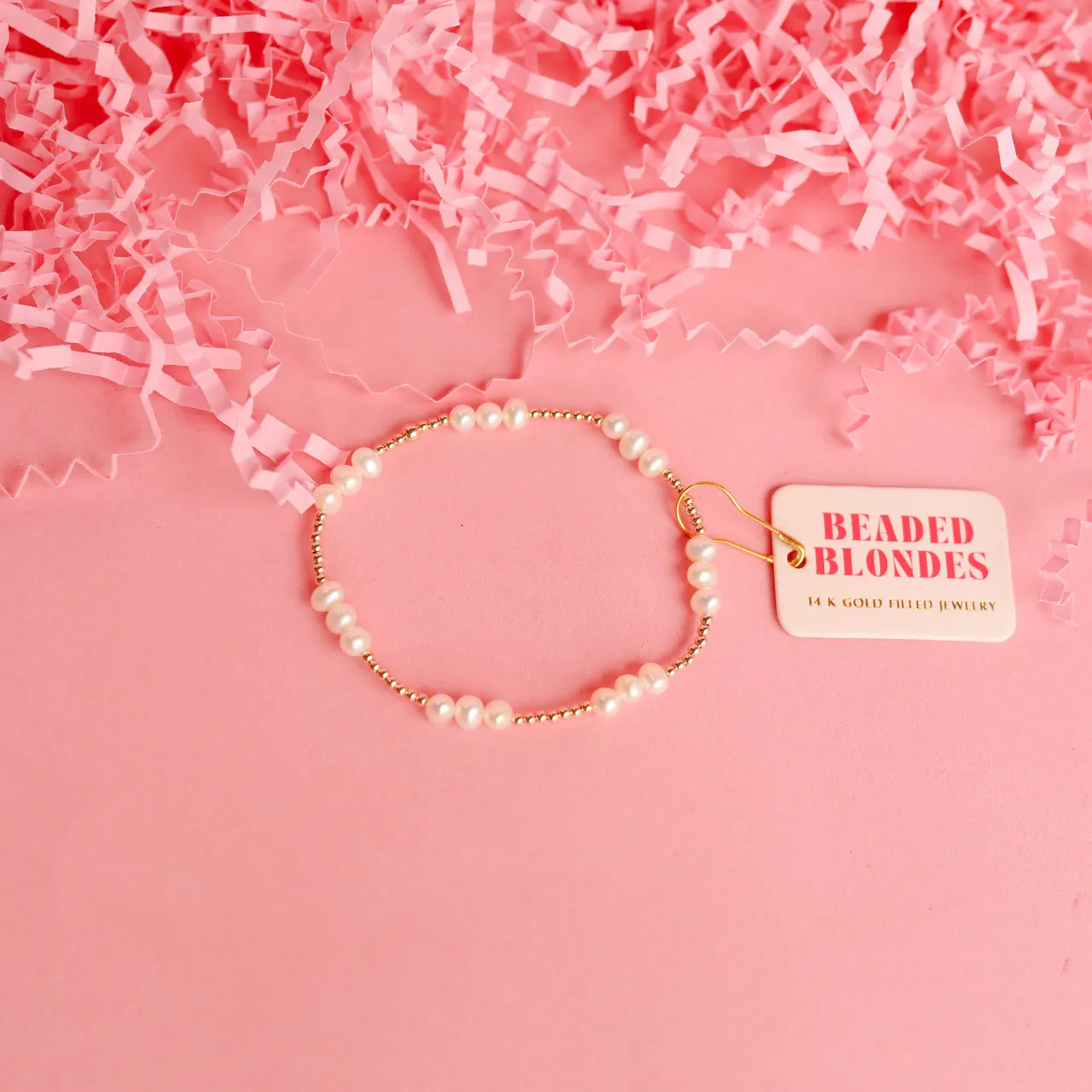 ILY Coastal Pearl Bracelet in Gold sold by Buddy Love product image thumbnail 3
