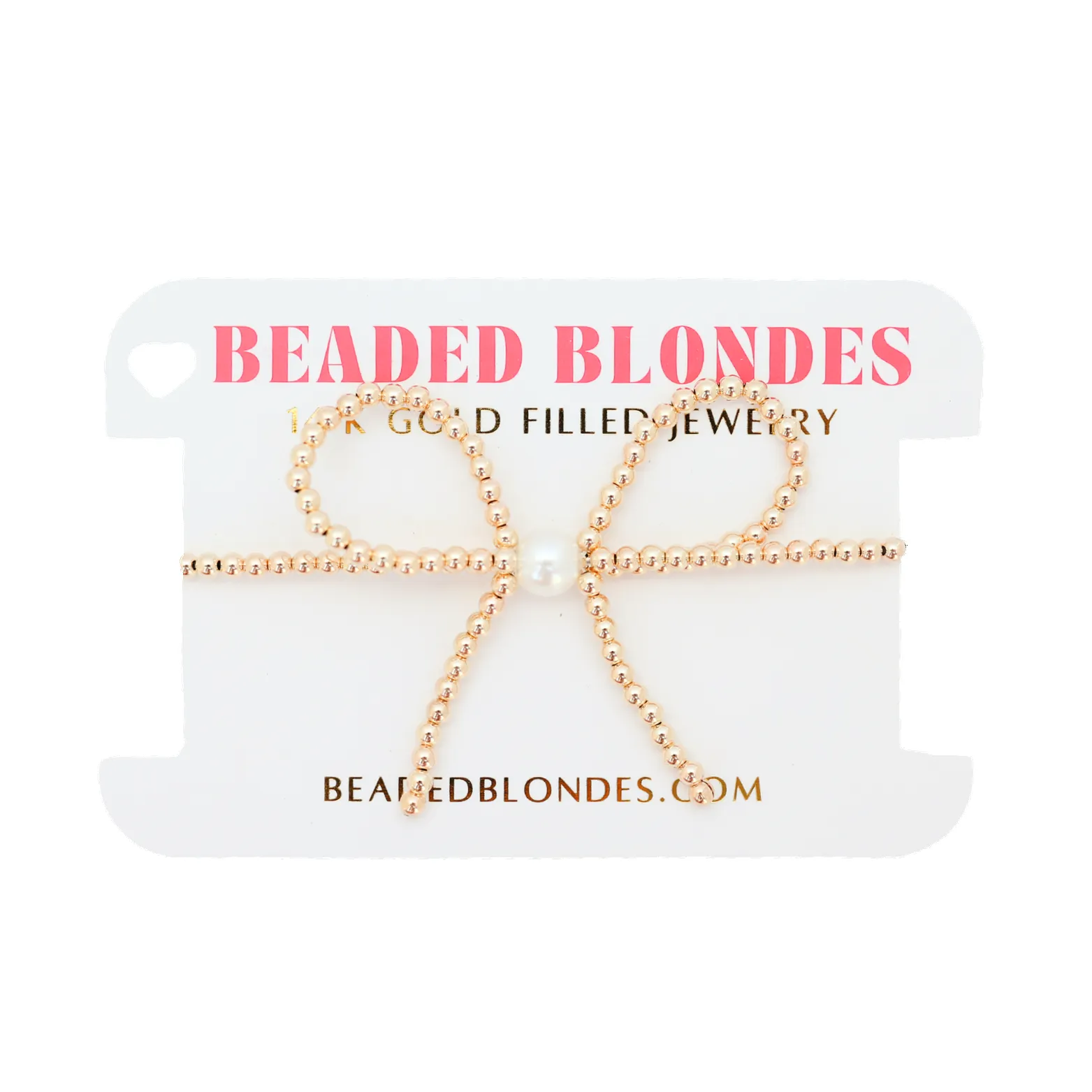 Gold Bow Bracelet sold by Buddy Love