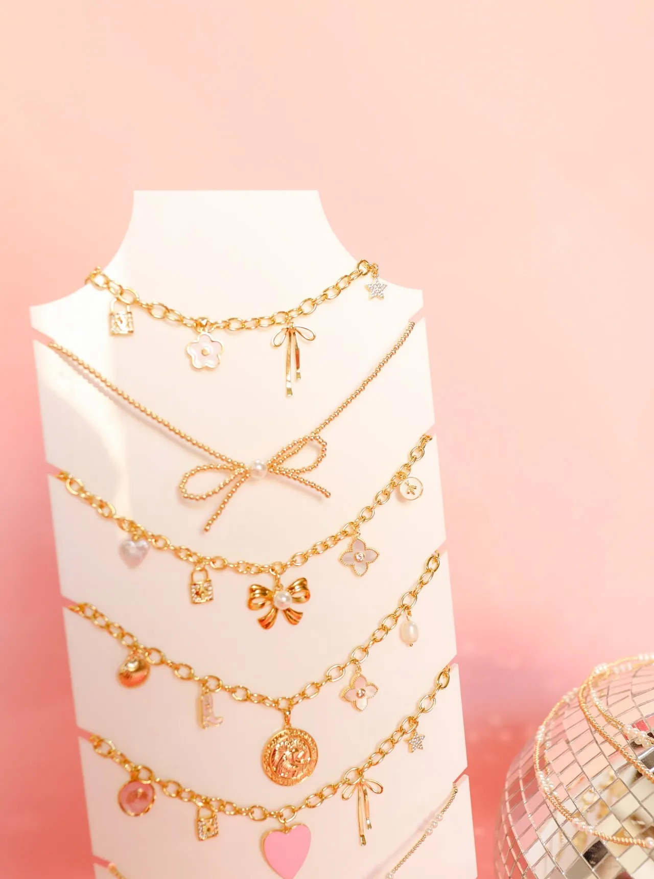 Beaded Bow Necklace sold by Buddy Love product image thumbnail 2