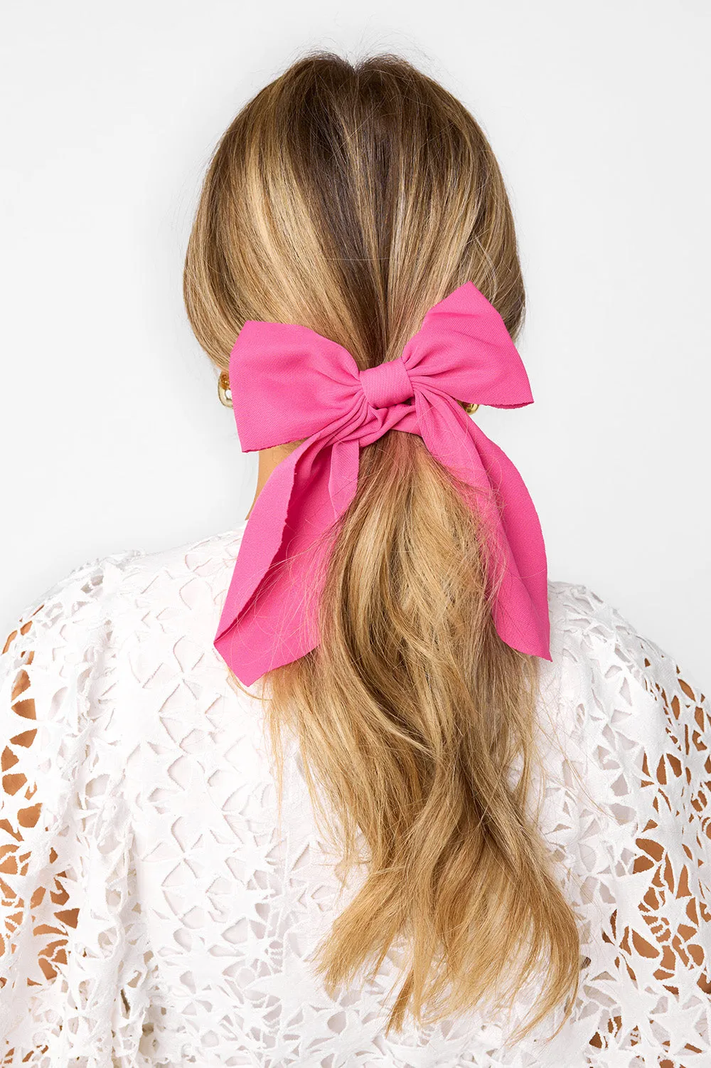 Bow Scrunchie - Hot Pink sold by Buddy Love product image thumbnail 2