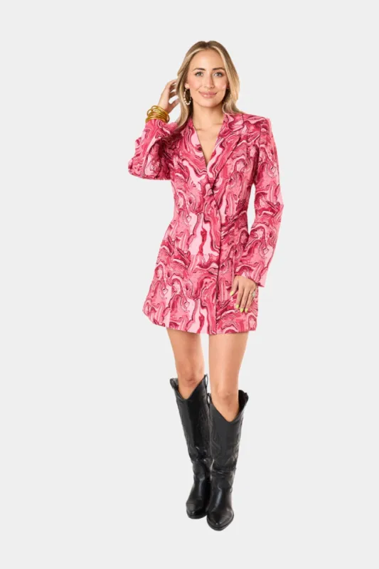 Riley Blazer Dress - Jupiter sold by Buddy Love