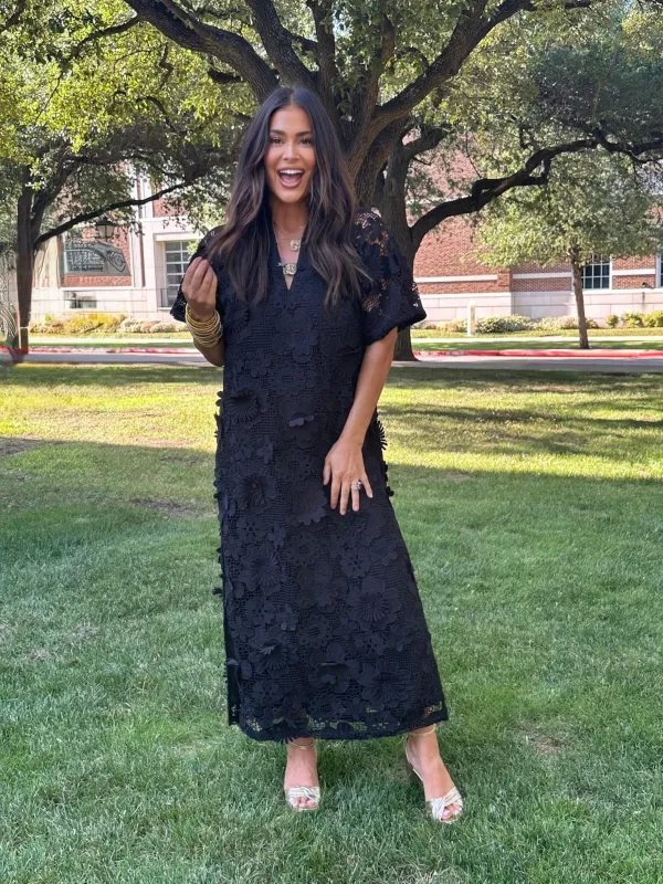 Leighton Black Maxi Dress sold by Buddy Love