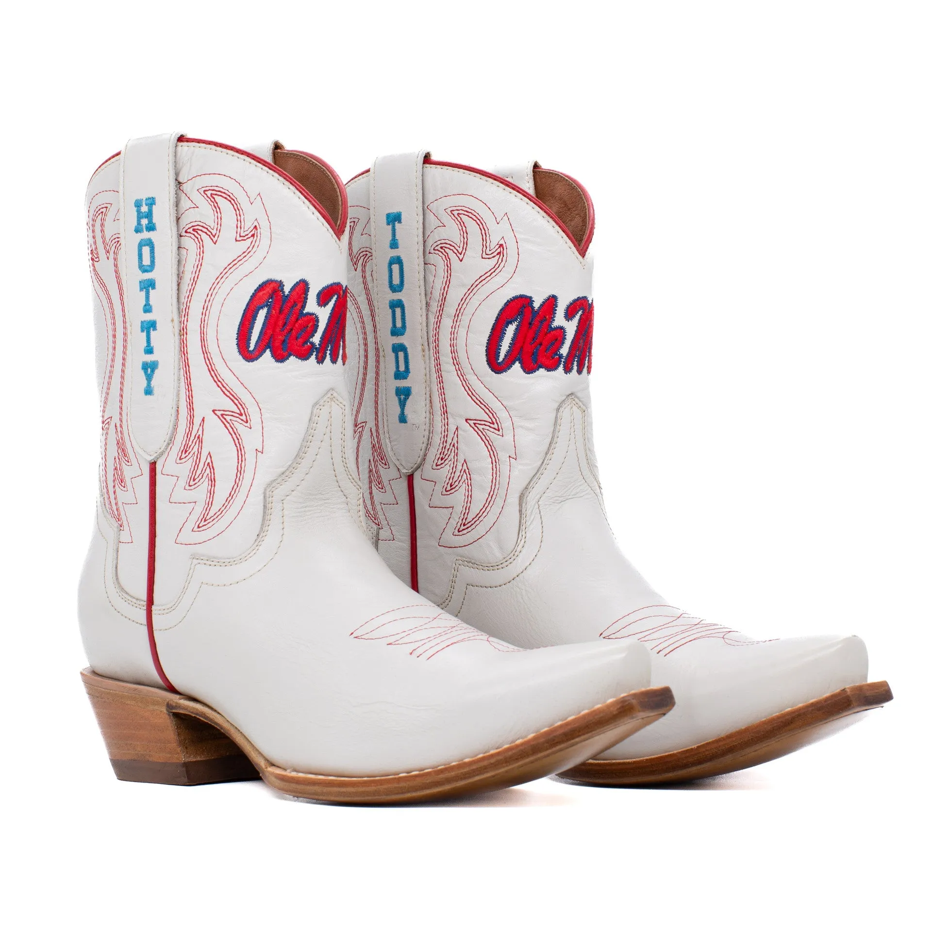 Ole Miss Shorty Gameday Boots sold by Buddy Love