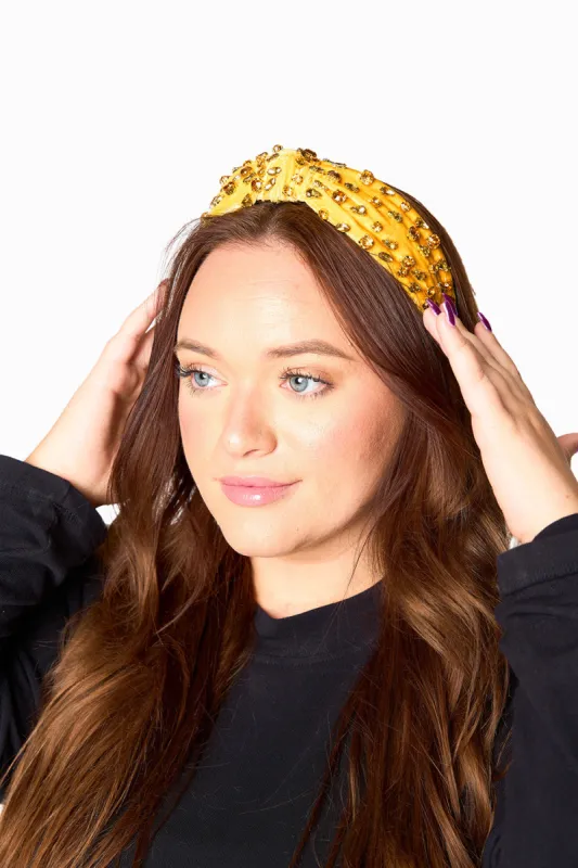 Jerri Headband - Mustard sold by Buddy Love