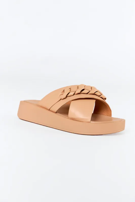Ariana Sandal - Tan sold by Buddy Love