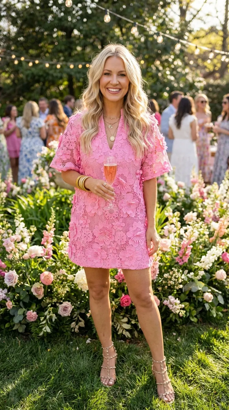 Lulu Mini Dress - Pink Punch sold by Buddy Love product image thumbnail 4