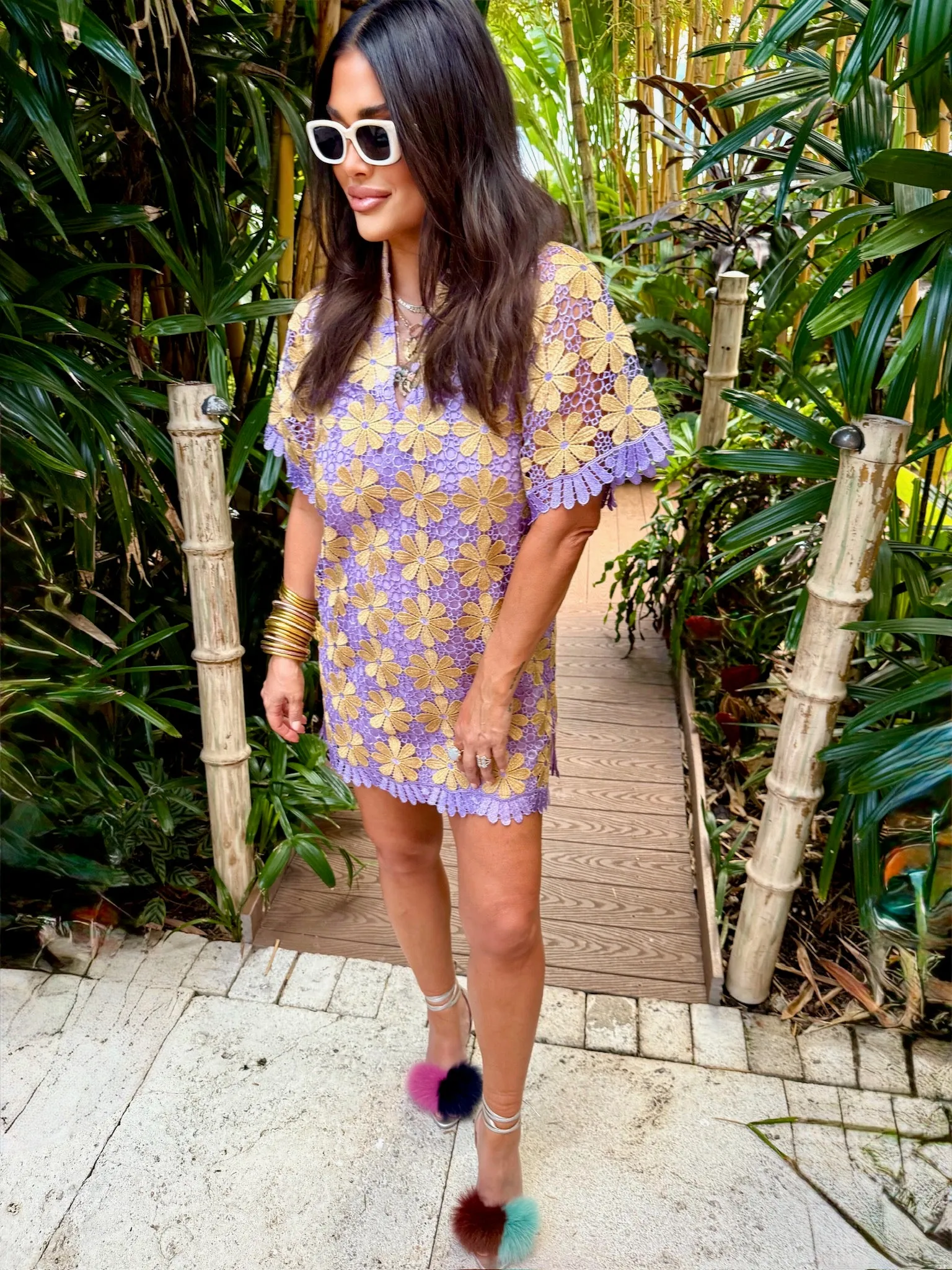 Lulu Mini Dress - Garden Party sold by Buddy Love