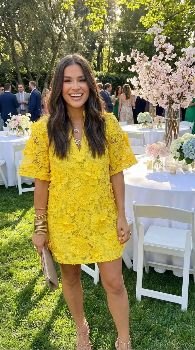 Lulu Mini Dress - Lemon Drop sold by Buddy Love