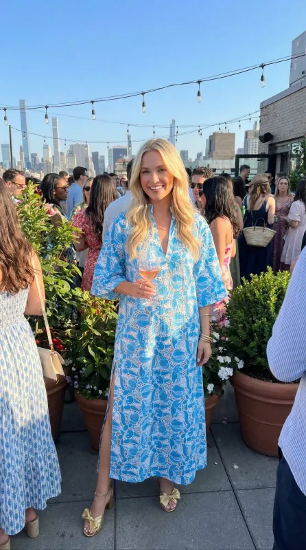 Lindsey Dress- Ocean Blue made by Buddy Love
