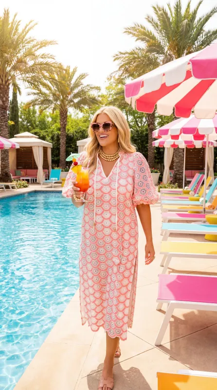Pamela Maxi Dress - Coral made by Buddy Love