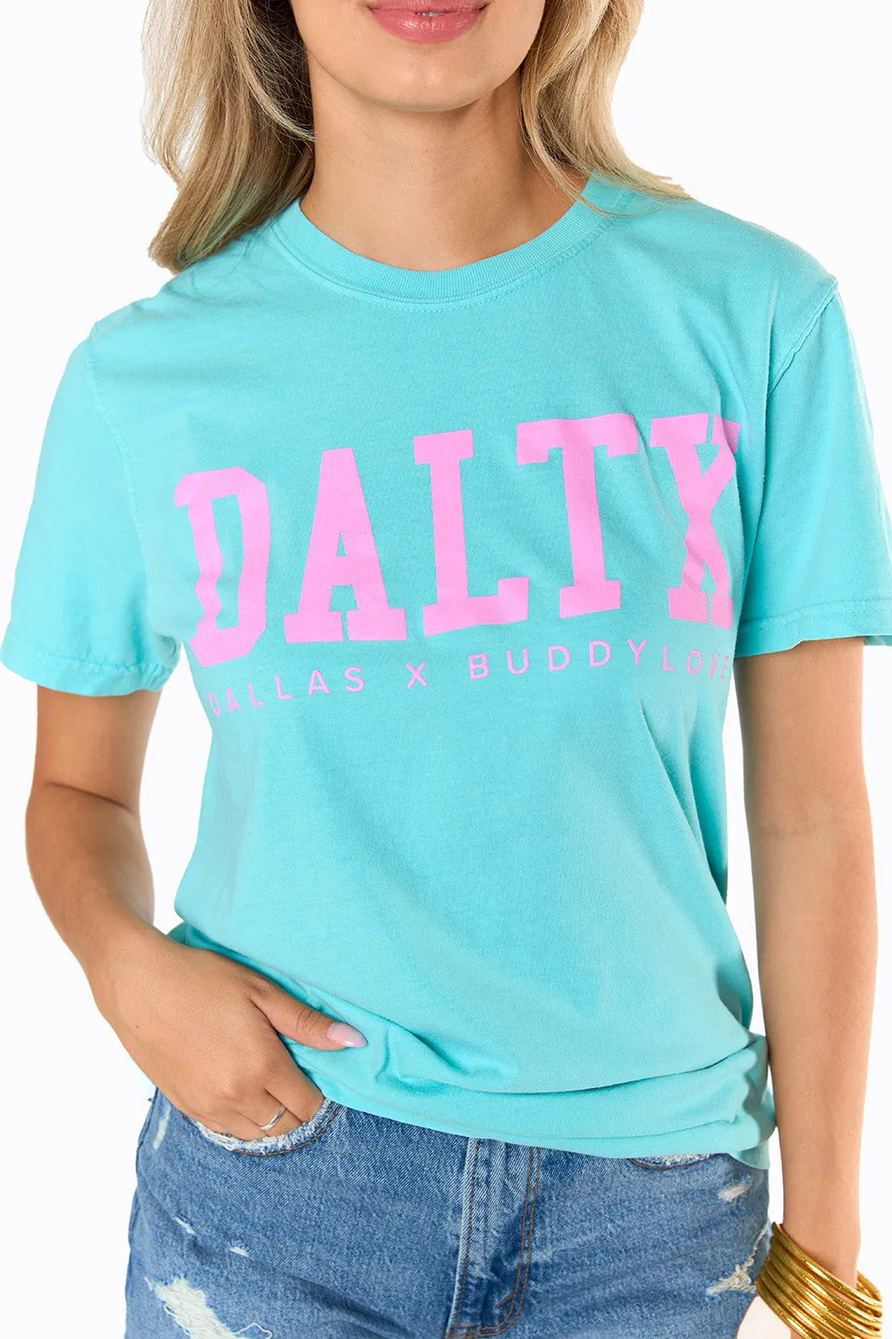 DALTX Graphic Tee - Chalky Mint sold by Buddy Love product image thumbnail 5