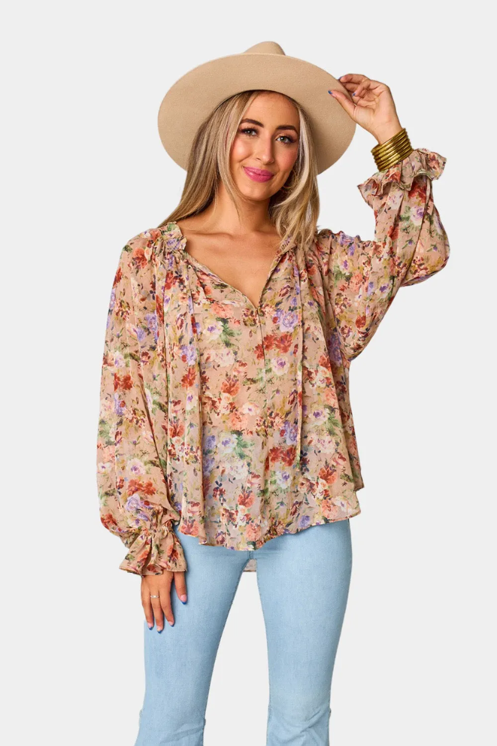 Mandy Long Sleeve Blouse - Vintage sold by Buddy Love