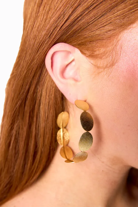 Carmen Hoop Earrings - Gold sold by Buddy Love
