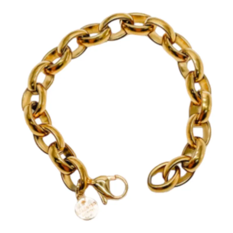 Harmony Gold Oval Link Bracelet sold by Buddy Love