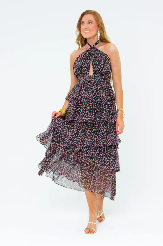 Talia Halter Long Dress - Surreal made by Buddy Love