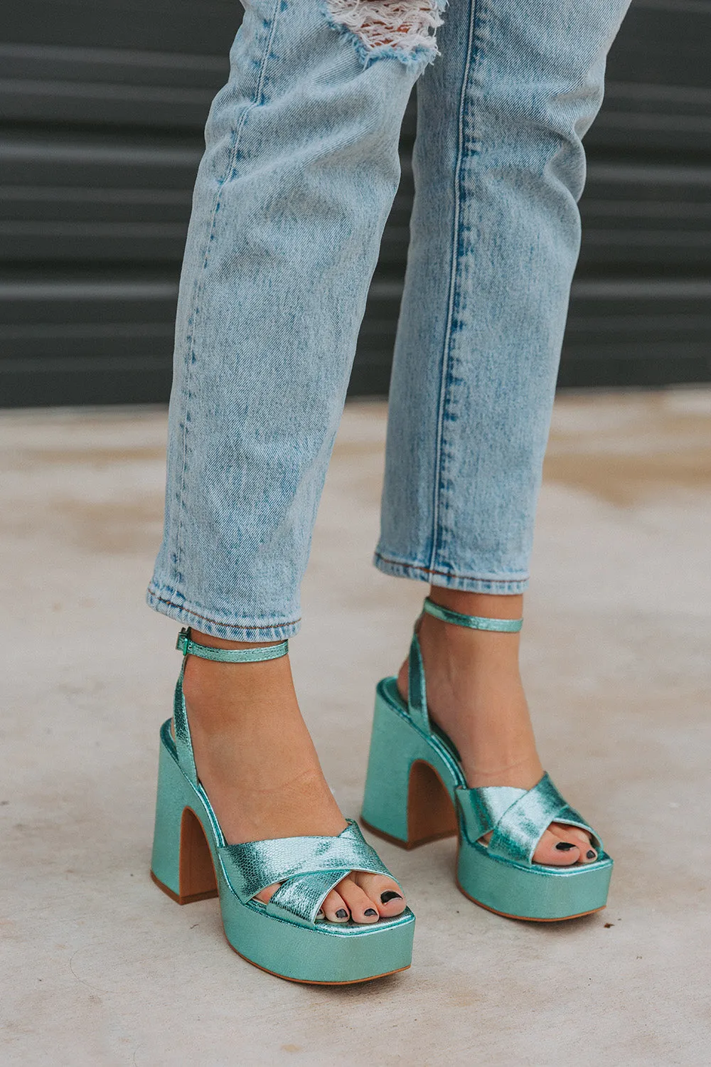 Wessi Heel - Electric Blue sold by Buddy Love product image thumbnail 2