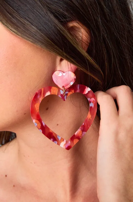 Linny Co xx BL Grayson Statement Earrings - Sunset sold by Buddy Love