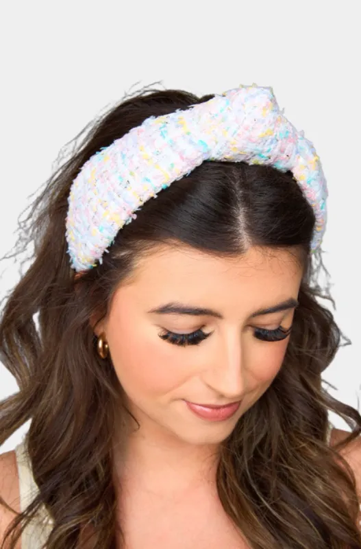 Olivia Tweed Headband - Pastel sold by Buddy Love