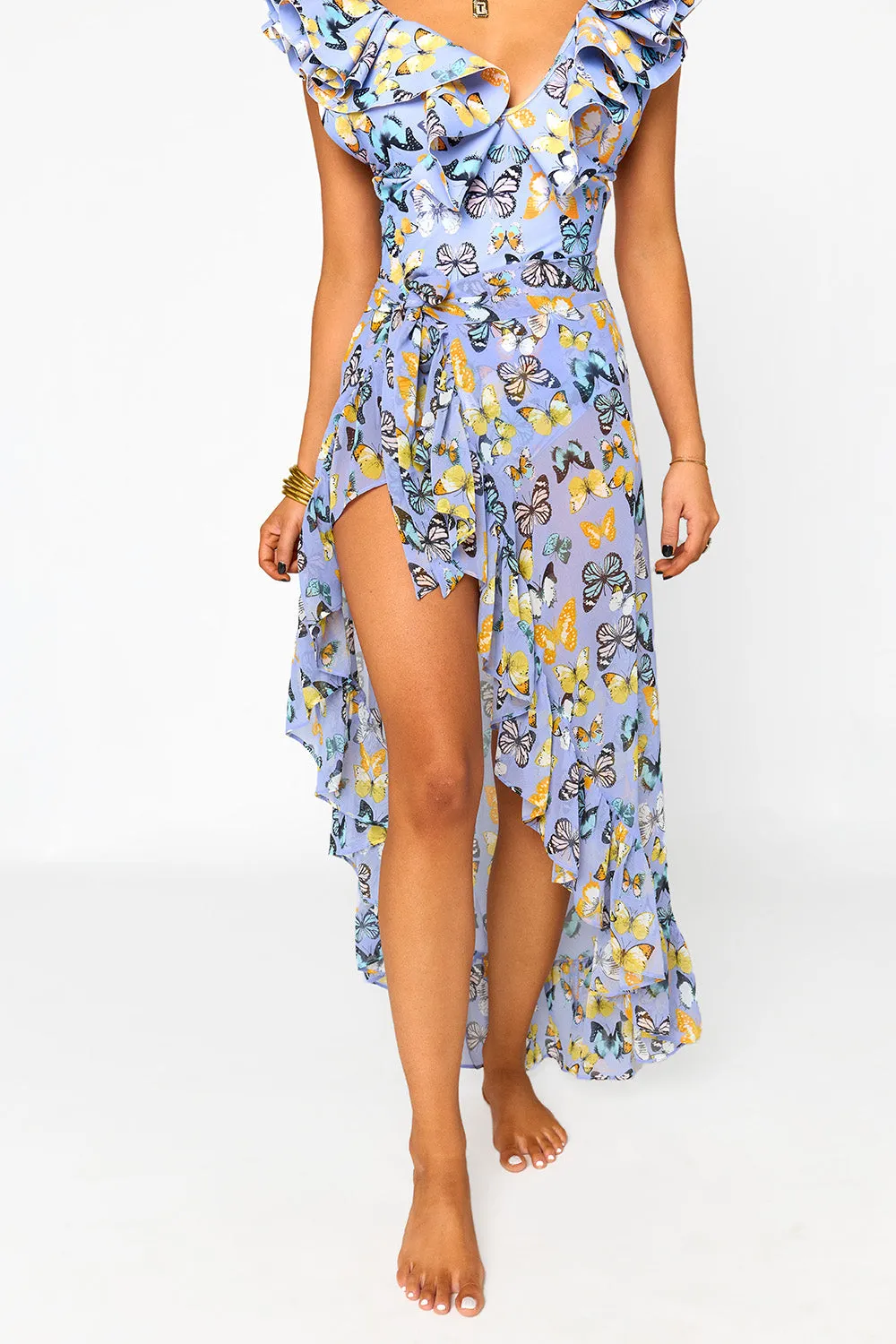 Kaliani Swim Skirt - Painted Lady sold by Buddy Love