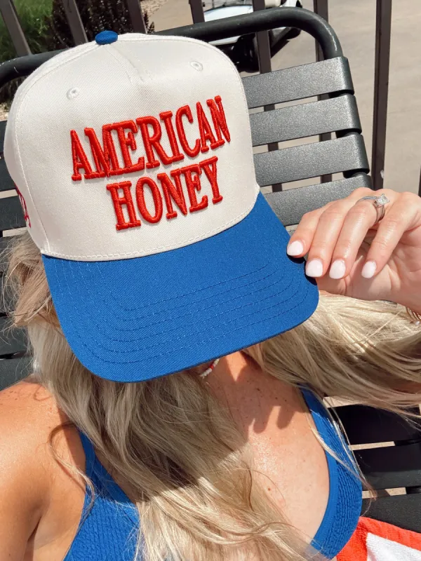 American Honey Vintage Trucker Hat made by Buddy Love