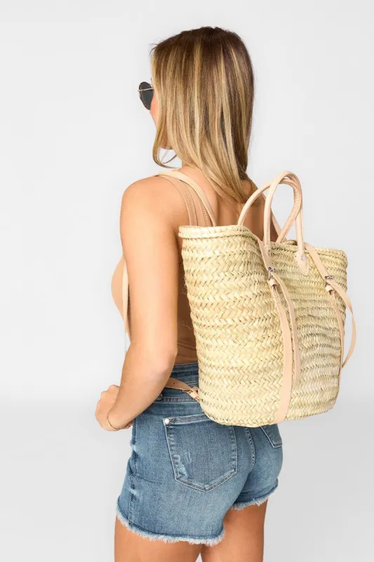 Athens Straw Basket - Natural sold by Buddy Love