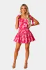Flirtini Drop Waist Mini Dress - Posies sold by Buddy Love