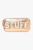 Stuff Cosmetic Bag - Champagne sold by Buddy Love