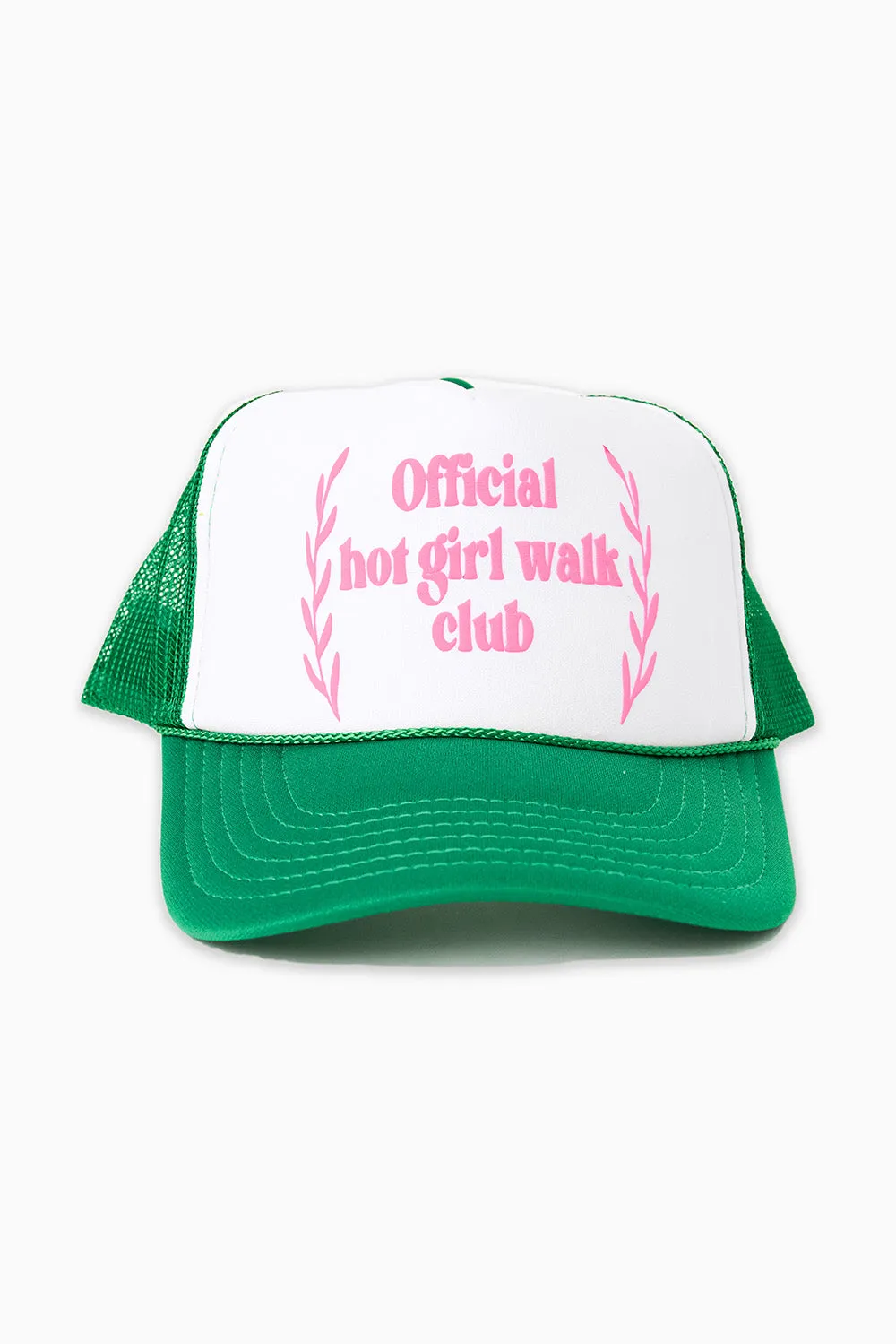 Hot Girl Walk Trucker Hat - Green sold by Buddy Love
