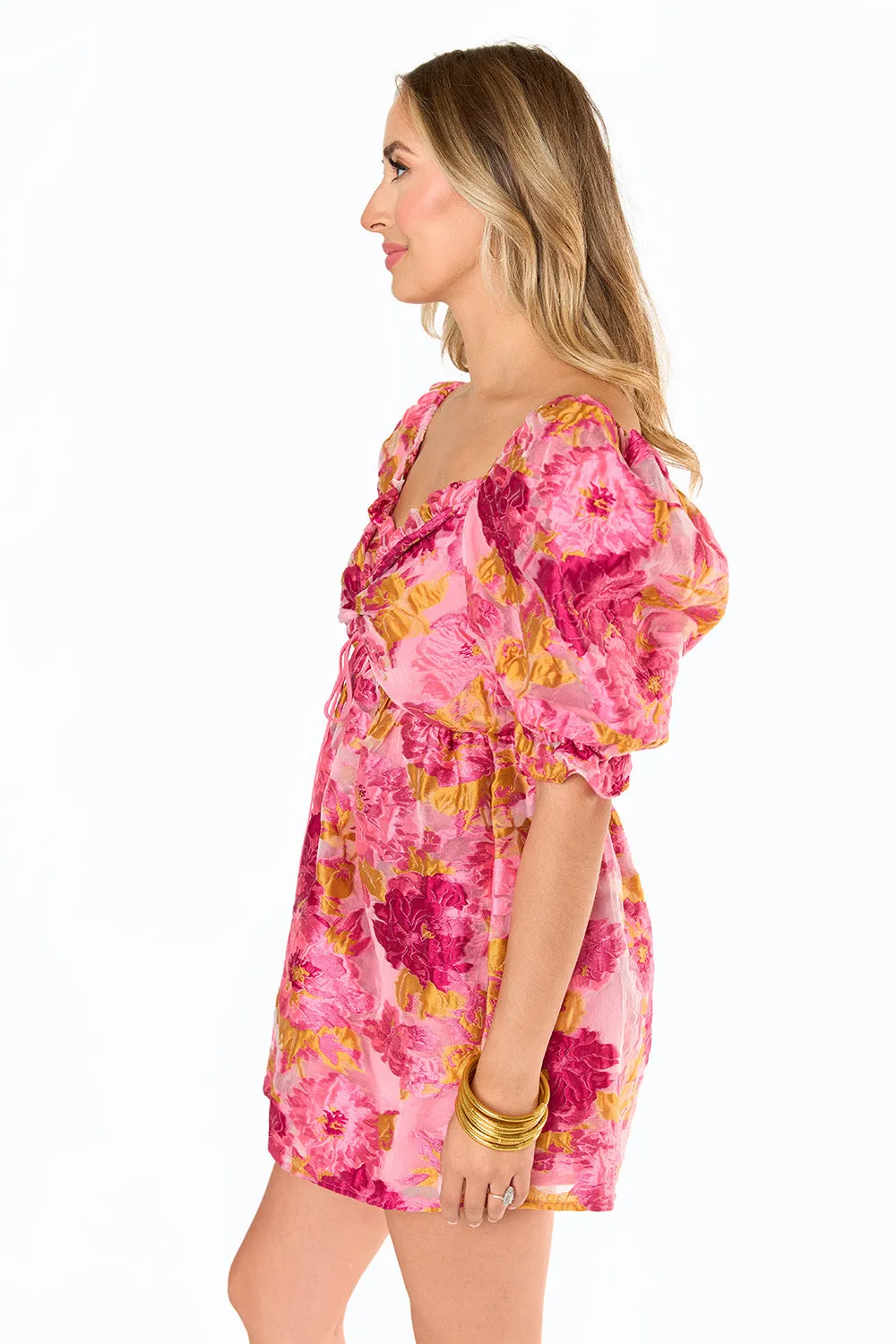 Colby Puff Sleeve Mini Dress - Starburst sold by Buddy Love product image thumbnail 4