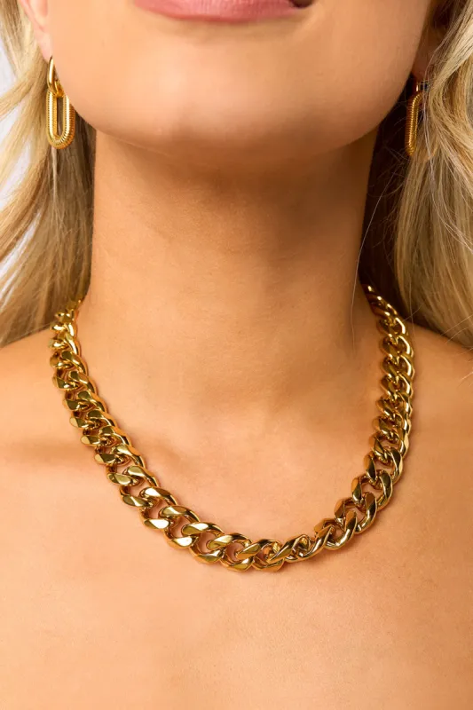 Thick Curb Chain Stainless Steel Necklace sold by Buddy Love