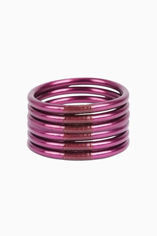 BuDha Girl All Weather Bangles - Amethyst sold by Buddy Love