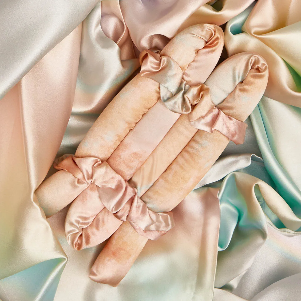 Satin Heatless Curling Set - Sunset Tie Dye sold by Buddy Love product image thumbnail 3