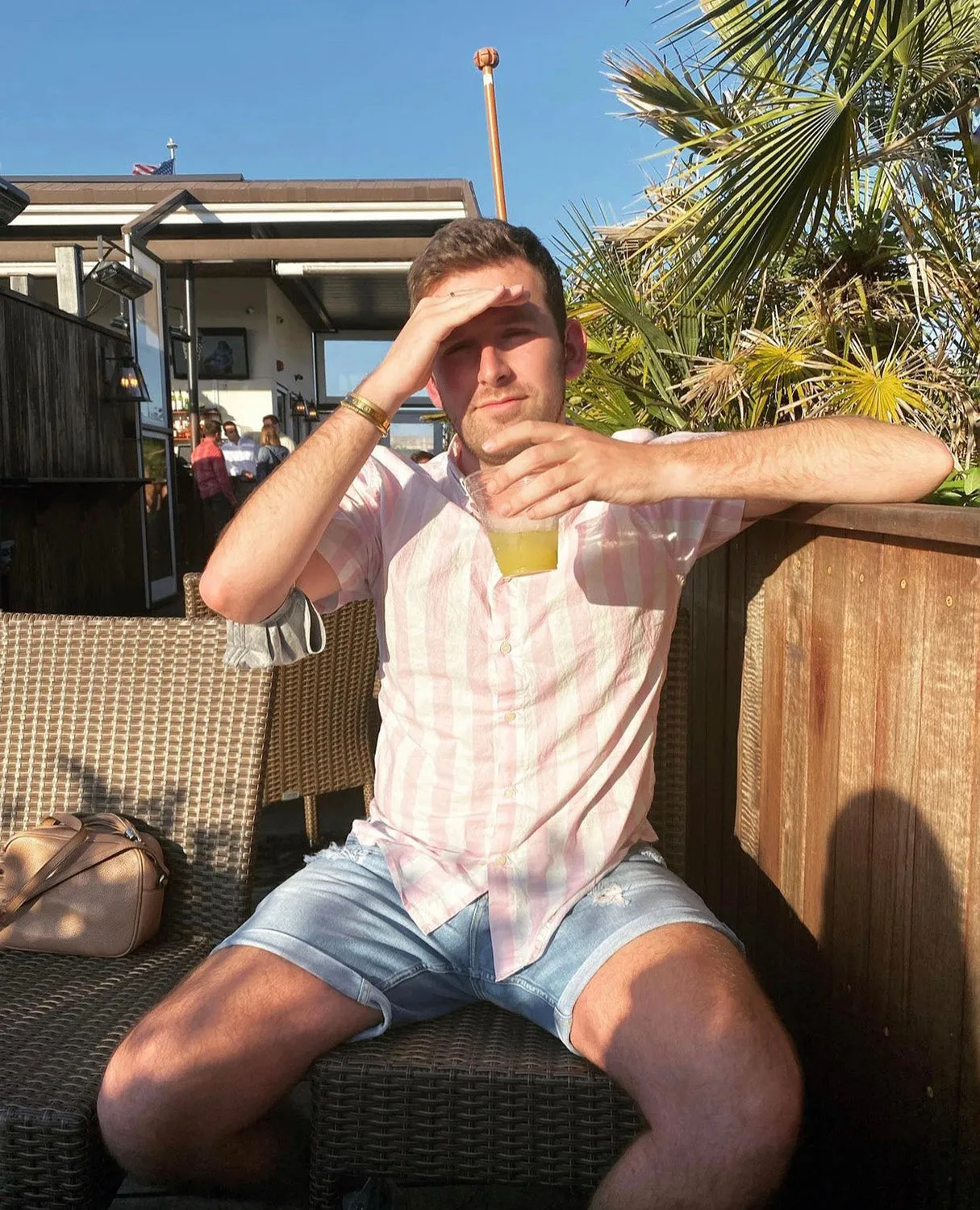 Robert Button Down Dress Shirt - Pink Stripe sold by Buddy Love product image thumbnail 5